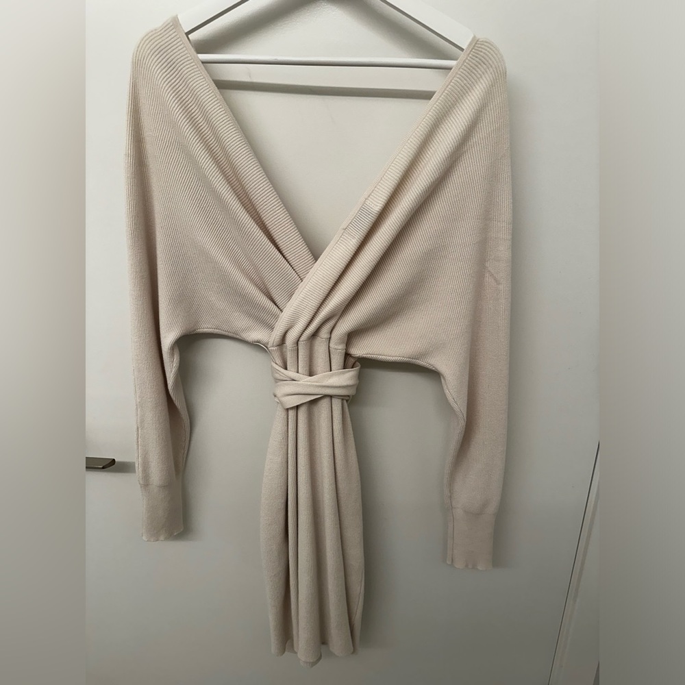Knitted dress with cleavage Basma & Merna